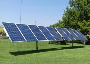 Automatic 1 Axis Solar Tracker Mounting Structure 60 Degree