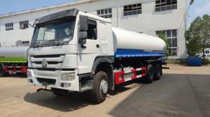 Best HOWO 6X4 Water Tank Lorry , Water Container Truck 25 Cubic 25 Tons Capacity wholesale