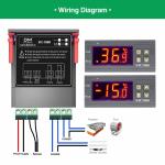 LCD Display Digital Humidity Controller 10A With NTC Sensor AC 110-220V