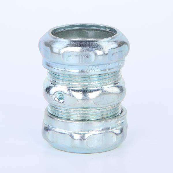 Cheap 3" Compression EMT Coupling Electro Galvanized With Stainless Ring for sale