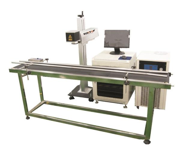 Cheap CO2 Laser Coding Machine, Power 30W Flying Laser Printing for sale