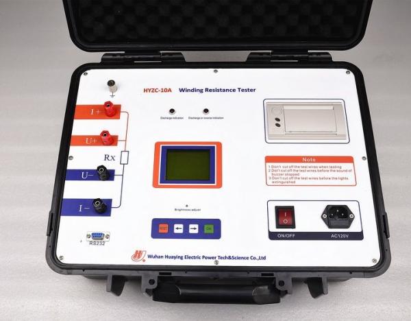 Cheap High Precision 10A Transformer Testing Equipment  Rs232 Port DC Resistance Test for sale