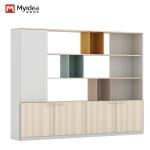 Support customization Nordic Oak Color File Cabinet Upper Display Cabinet made