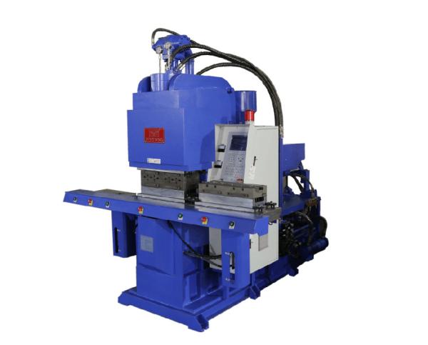 Cheap Power Cord Plug Injection Molding Machine Vertical Double Slide Table 55T for sale
