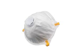 China Disposable Valved Dust Mask , FFP1v Particulate Filter Mask With Soft Nose Cushion on sale