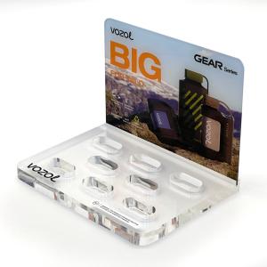 China Custom Assembled Plexiglas Counter-top Display Acrylic Display Stands for Skincare and Makeup Products on sale
