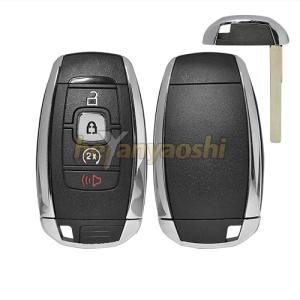 Lincoin 4 Buttons Smart Key Shell with Emergency Key Insert