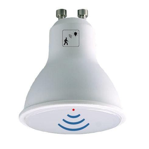 Cheap Microwave Sensor LED Bulb , Microwave Sensor Lamp Wide Sensing Range for sale