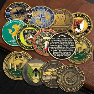 China Souvenir Coin Challenge Coin Custom Zinc Alloy Metal Soft Hard Enamel Commemorative Coin on sale