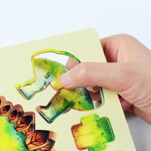China Toddlers Nice Preschool Tool Educational Puzzle Toys 3D Shoes Cardboard on sale