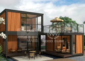 Modern Design Prefabricated Modular Homes 2 Floor Type Hurricane Proof
