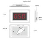 Restaurant and cafe cheap guest calling service system display receiver and