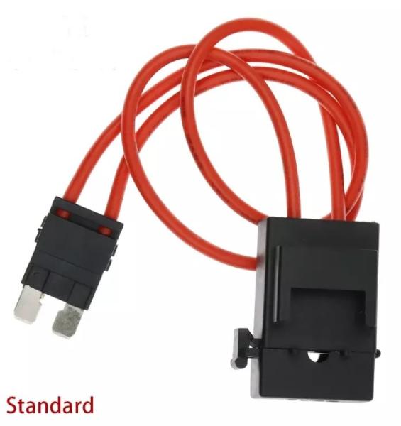 Cheap Car Modification ACC Fuse Box Standard Fuse Tap Power Socket Holder Extension for sale