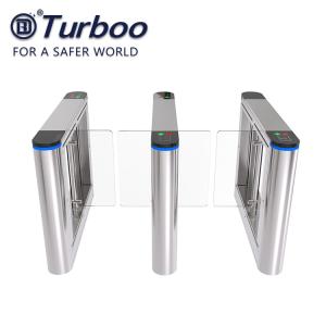 China Electronic Stainless Steel Turnstiles Access Control Electroplated Security Scanner Gate on sale