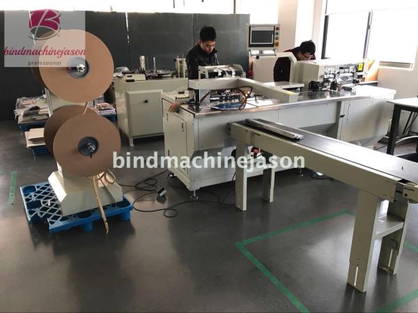 Cheap Double wire loop binding machine with hole punching PBW580 for print house for sale