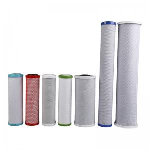 China CTO Standard Capacity Carbon Block Water Filter Cartridge for Municipal Tap Water on sale