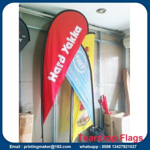 Custom Double Sided Tear drop Flags with Kits