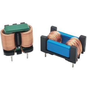 China EMC EMI filter inductors customized copper wire magnetic ferrite core choke coils through hole common mode choke on sale