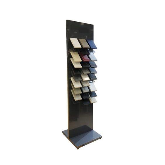 Cheap Free Standing Stable Floor Tile Display Rack Multifunctional Customized Color for sale