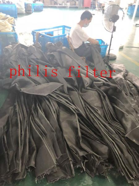 Woven Weave Black Fiberglass Cloth Filter Used for Filter Bag