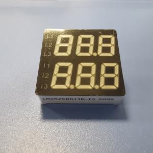 18mm Height 7 Segment LED Display 80mW Dual Line 4 Digits For Instrument Panel