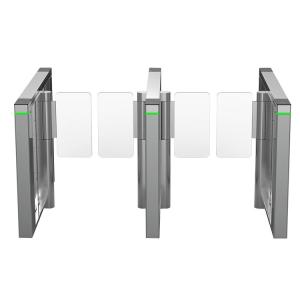 China MF Card Access Security Turnstile Gate SUS304 Slim Swing Barrier Turnstile on sale