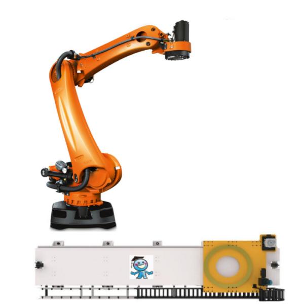 Cheap KUKA Palletizing Robot KR 240 R3200 PA With CNGBS Guide Rails As Automatic Palletizer Industrial Robot Arm for sale