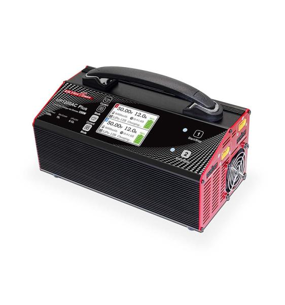 Cheap Dual Channels LiPO/LiHV Charger For Big Drones UP1200AC PLUS for sale