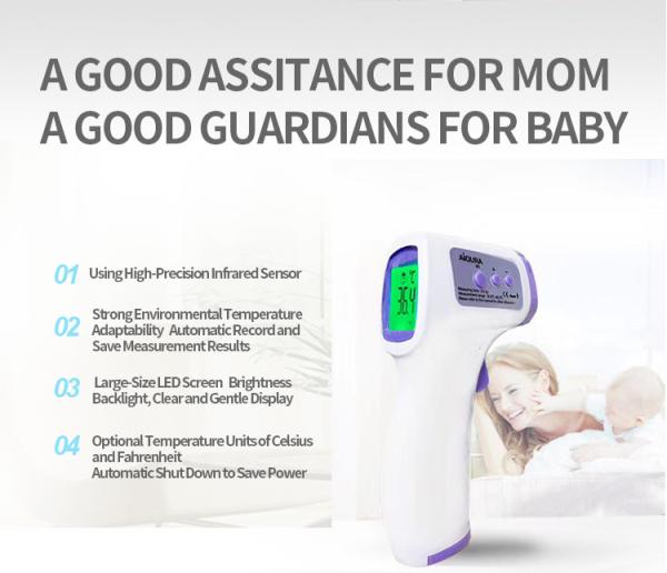 Cheap Digital Thermo Hygrometer Ir Forehead Thermometer For Household for sale