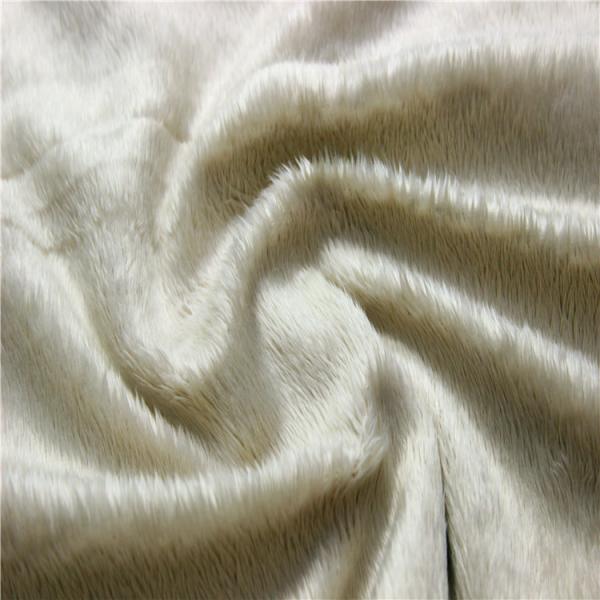 Cheap Super Soft Velboa Soft Toy Making Fabric Short Pile Plush Fabric for sale