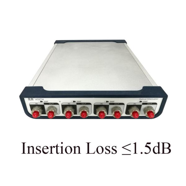 Cheap 4Ch Variable Optical Attenuator With Power Control Insertion Loss ≤1.5dB for sale