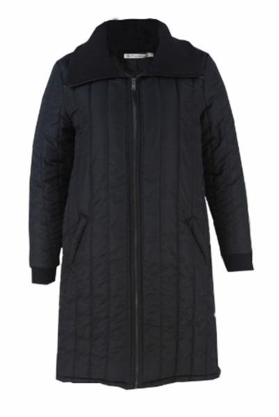 Cheap Lapel Collar Ladies Long Down Coat With Zipper Winter Warm Coat for sale