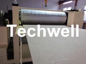 Pattern Carved Depth 0.4 - 0.7mm MDF Panel Embossing Machine With Speed Frequency Control