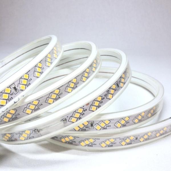 Cheap Ultra Bright 180leds/M Single Color LED Strip 220v Waterproof For Building Outlining for sale