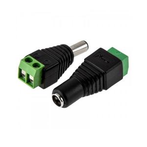 China LED Strip Light Standard Barrel Connector To Screw Terminal Adapter on sale