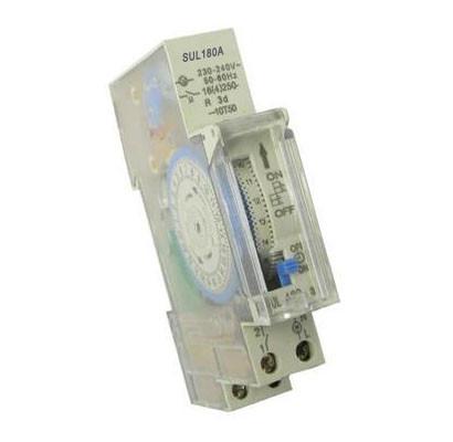 Cheap 24hour time range Setting AC 230V SUL180A electronic mechanical timer Switch for sale