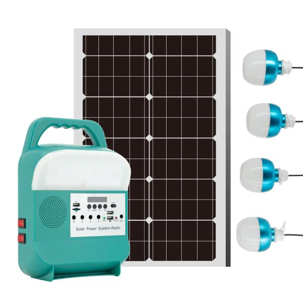 Cheap Portable Solar Panel Charging Lighting System With Lithium Battery For Camping for sale