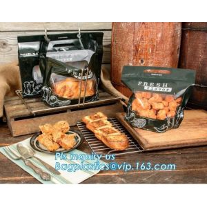 nylon packaging giant hot roast frozen chicken vacuum bag, Hot roast chicken