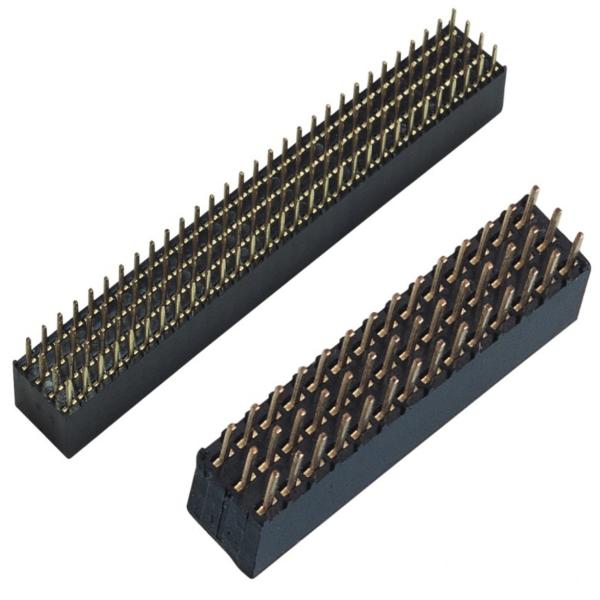 Cheap Three / Four Rows DIP 2.54mm Female Header Connector For Electronics usage for sale