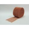 Buy cheap Copper Metal Mesh DIY Home Alcohol Distillation Packing Corrugated Roll 130mm from wholesalers