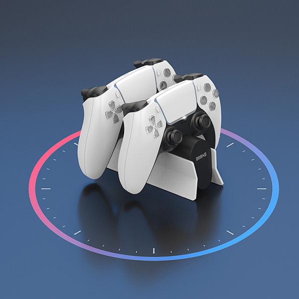 Cheap ABS Material PS5 Controller Twin Charging Dock With Fast Charging Speed for sale