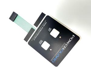 Best UL Certification Two Button Backlit Membrane Switch For Power Control Module wholesale