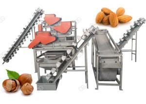 China Hazelnut Almond Shell Cracking Machine Manual Henan GELGOOG Machinery 1000kg/H on sale