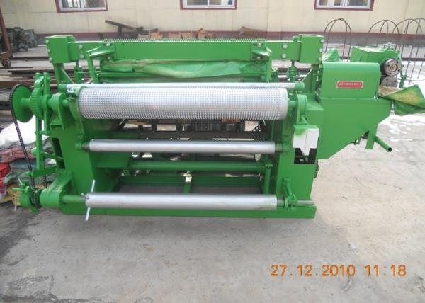 Cheap Stainless Steel Welded Wire Mesh Machine For Rolled Wire Mesh Green Color for sale