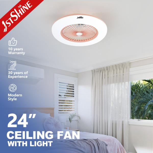 Cheap Study Room Silent 360 Degree Ceiling Fan 24" Mini Ceiling Box Fan With LED for sale