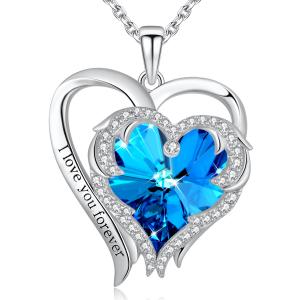 Best Silver Pendant Jewelry Heart Pendant with Crystals from Austrian crystal YS004BBP wholesale