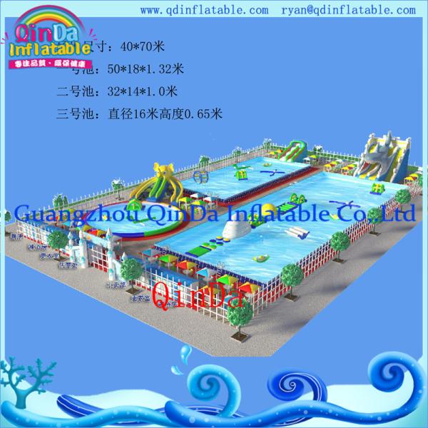 Cheap Inflatable Swimming Pool with Slide, Frame Pool Slide, Mobile Pool, Pool Park for sale