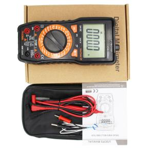 6000 Counts LCD Digital Multimeter 99.9mF 750V With LED Torch