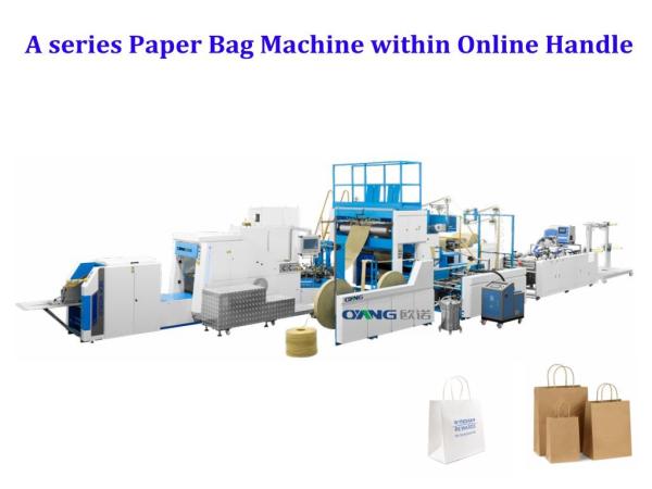 Cheap Eco Friendly Paper Bag Making Machine within Twisted Rope Handle Online Attach for sale