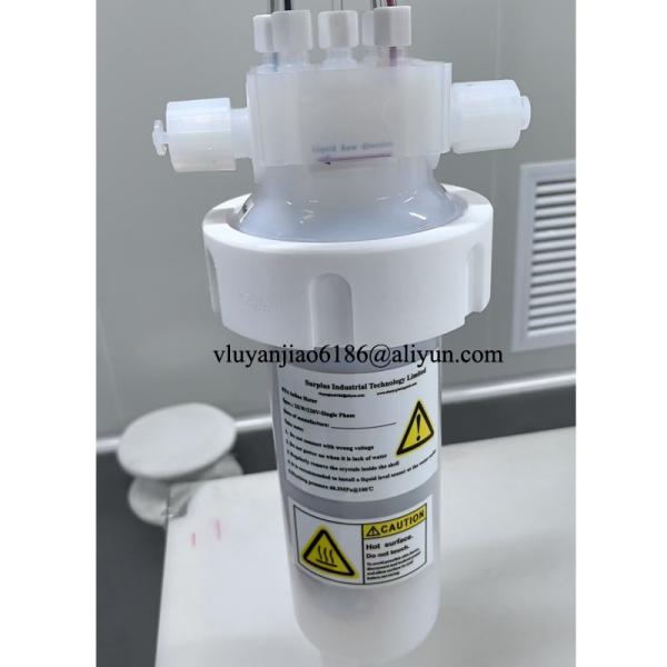 Cheap One Body PTFE Heater Housing PFA Inline Chemical Heater 220V 2KW For Semiconductor for sale